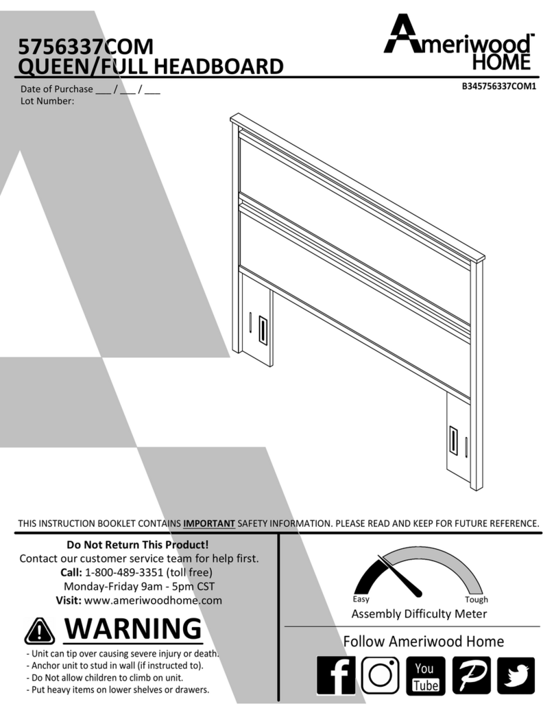 Ameriwood HOME QUEEN User manual