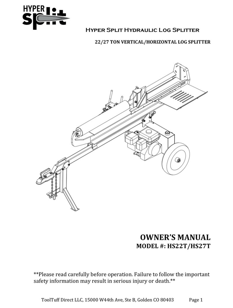 Hyper Split HS22T User manual