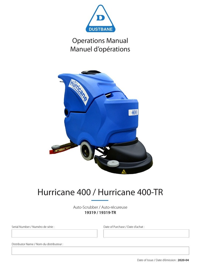 Dustbane Hurricane 400 Operation manual
