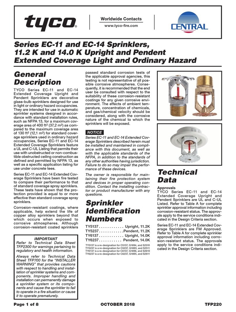 Tyco EC-11 Series User manual