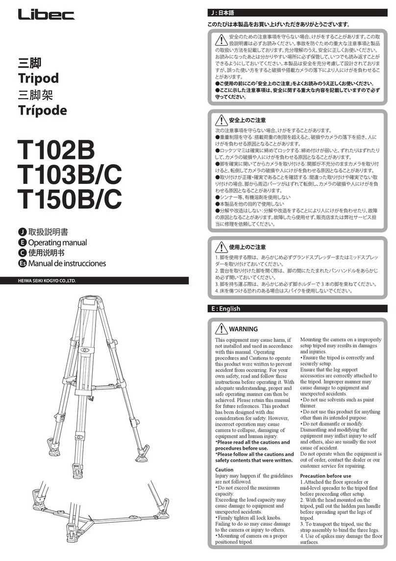 Libec T102B User manual
