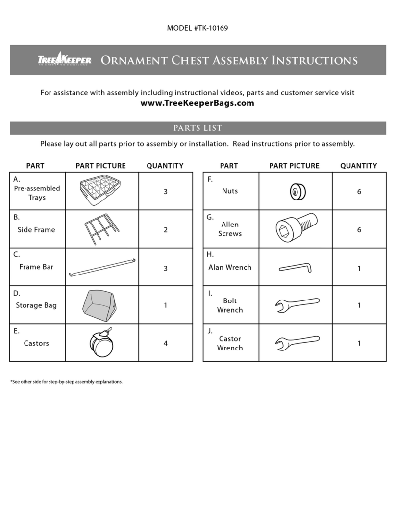 Treekeeper TK-10169 User manual Treekeeper TK-10169 User manual