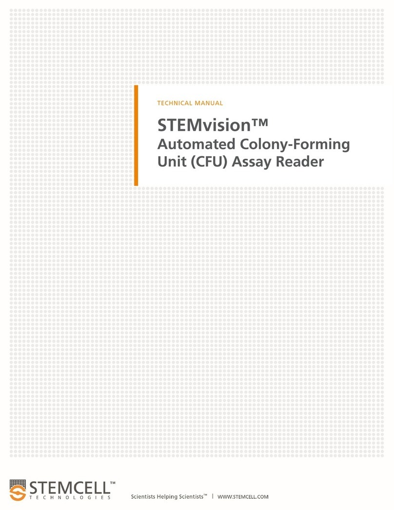 STEMCELL STEMvision User manual