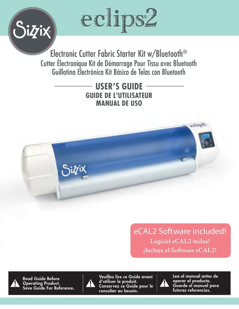SIZZIX eclips 2 User manual