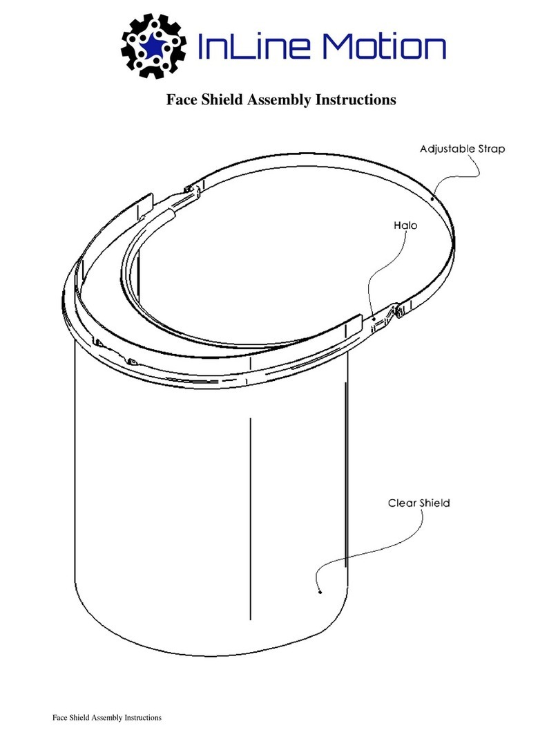 InLine Motion Face Shield User manual