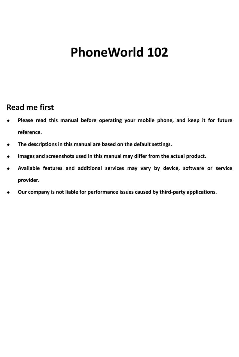 PhoneWorld 102 User manual