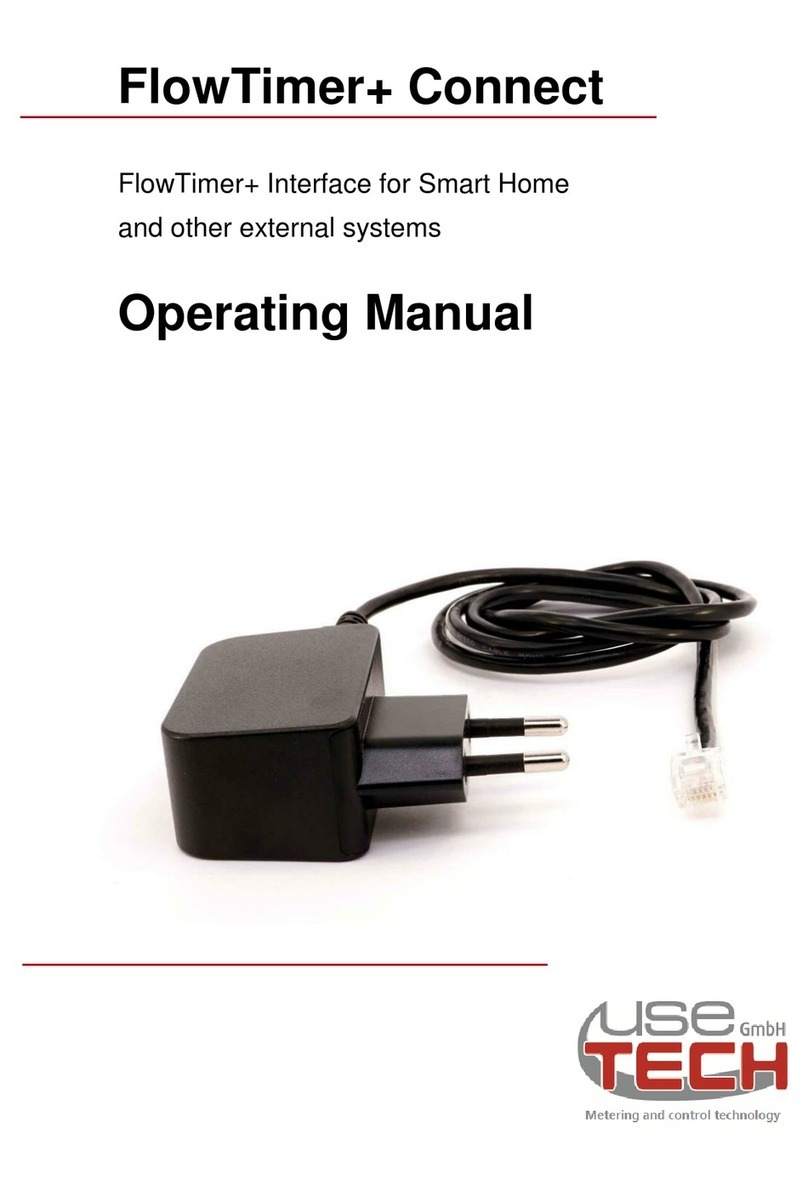 UseTECH FlowTimer+ User manual
