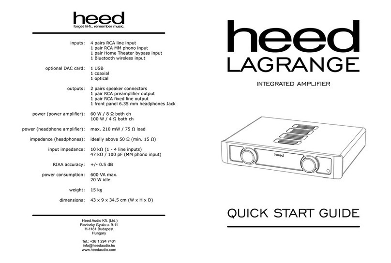 HEED LAGRANGE User manual