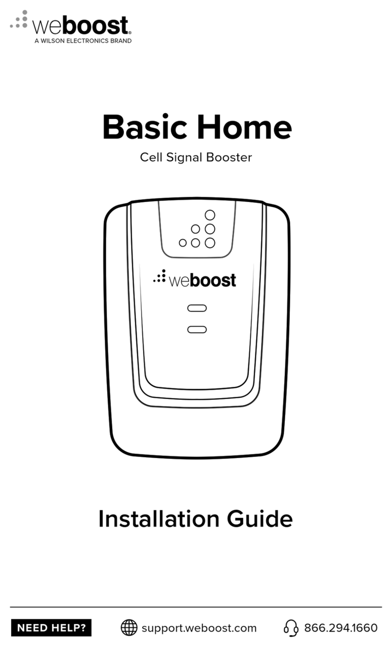 weBoost Basic Home User manual