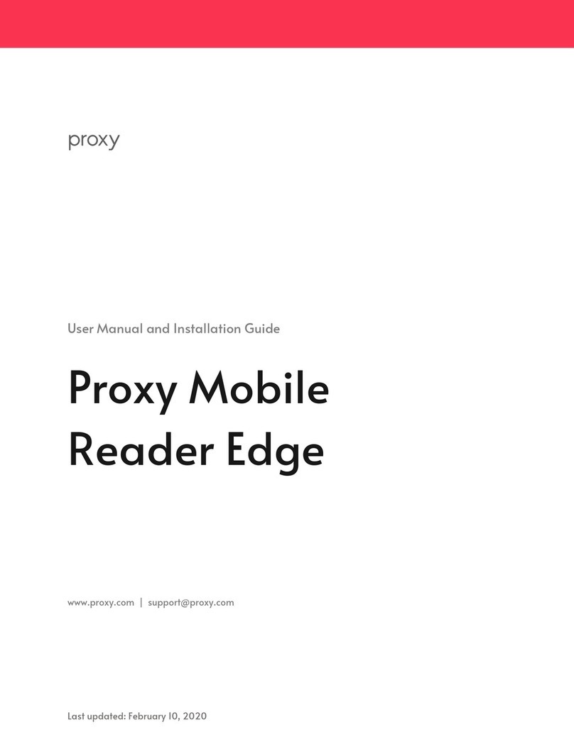 Proxy Mobile Reader Edge User manual