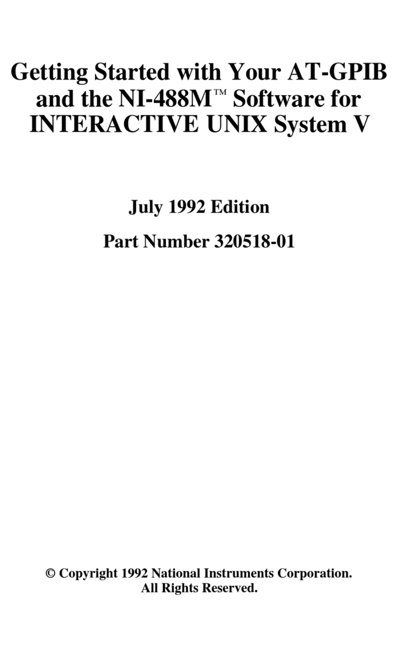 National Instruments AT-GPIB User manual
