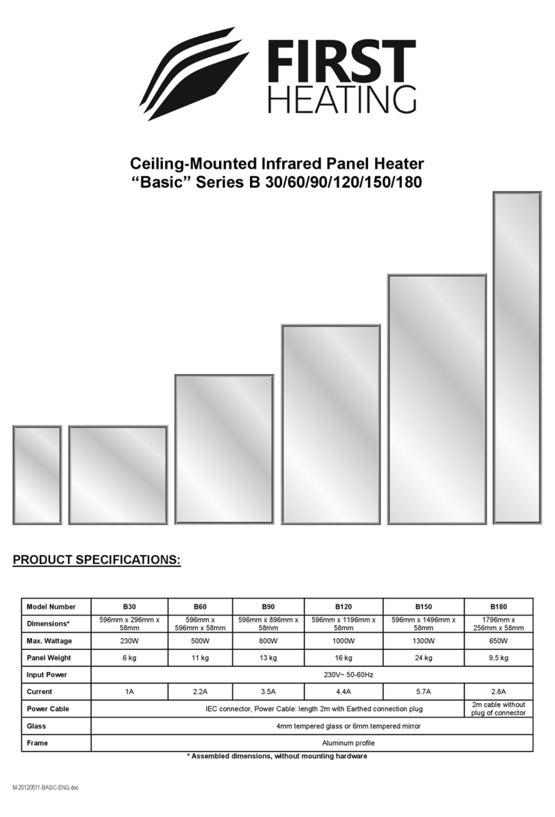 First Heating Basic Series User manual