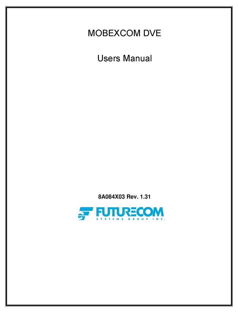 Futurecom MOBEXCOM DVE User manual