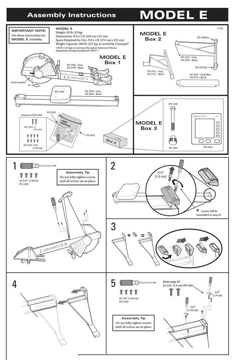 Concept2 E User manual