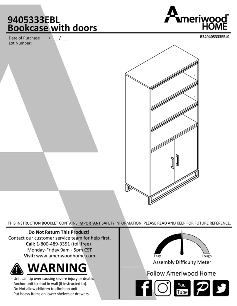 Ameriwood HOME 9405333EBL User manual Ameriwood HOME 9405333EBL User manual