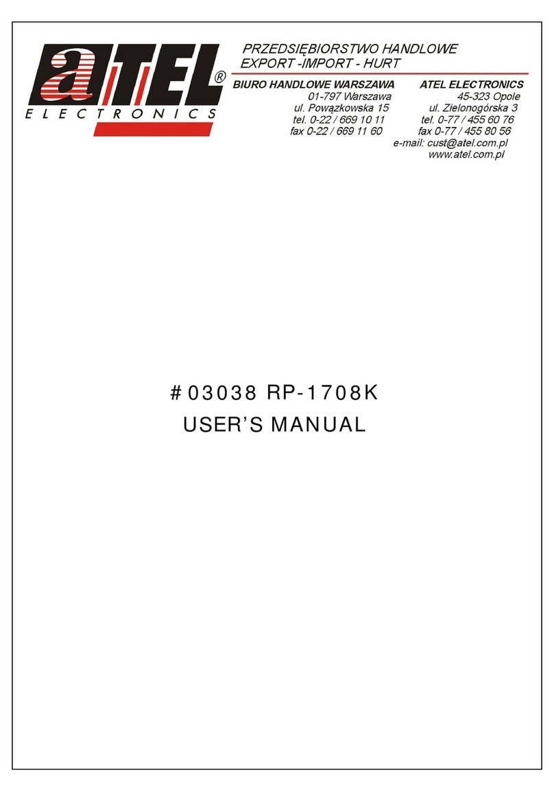 Repotec RP-1708K User manual