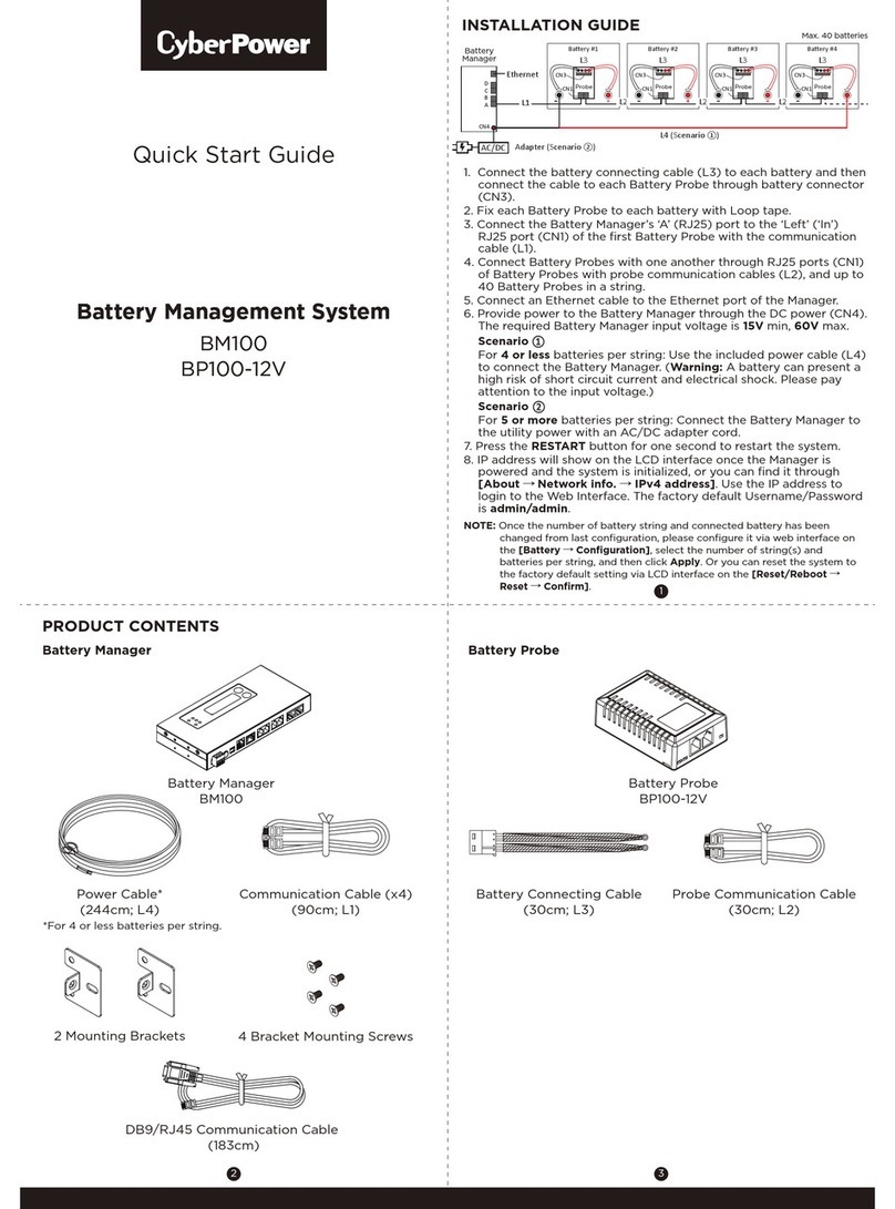 CyberPower BM100 quick start guide