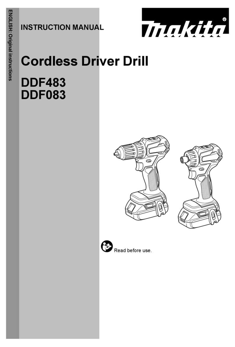 Makita DDF483 User manual