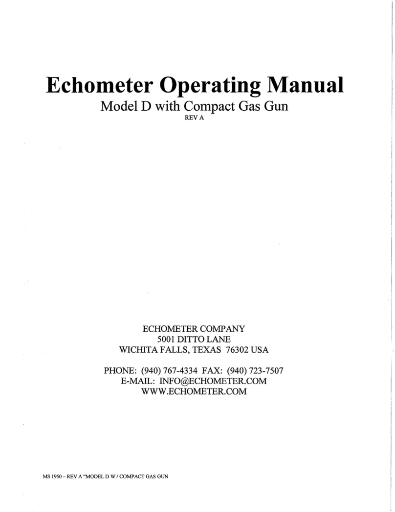 Echometer D User manual