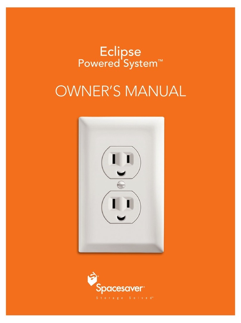 Spacesaver Eclipse Powered System User manual