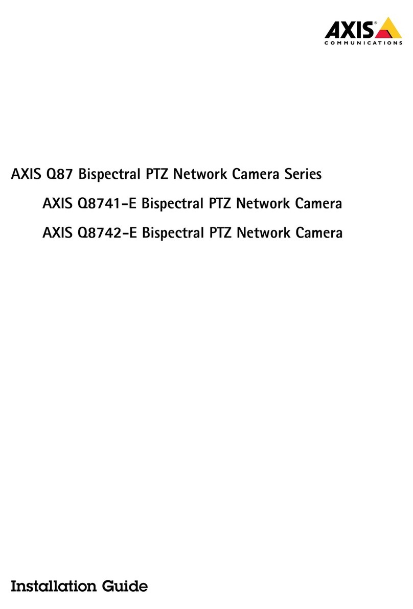 Axis Q8741-E User manual