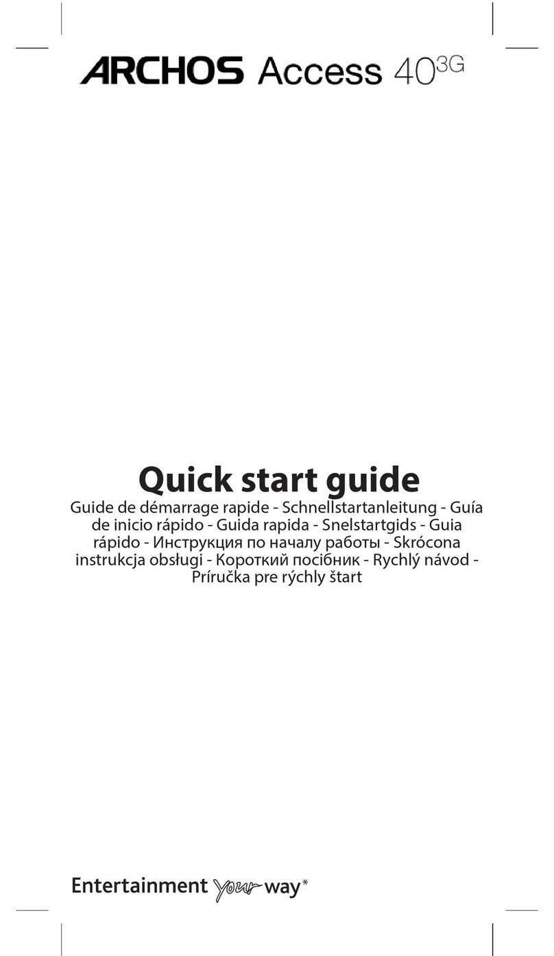 Archos Access 40 3G User manual