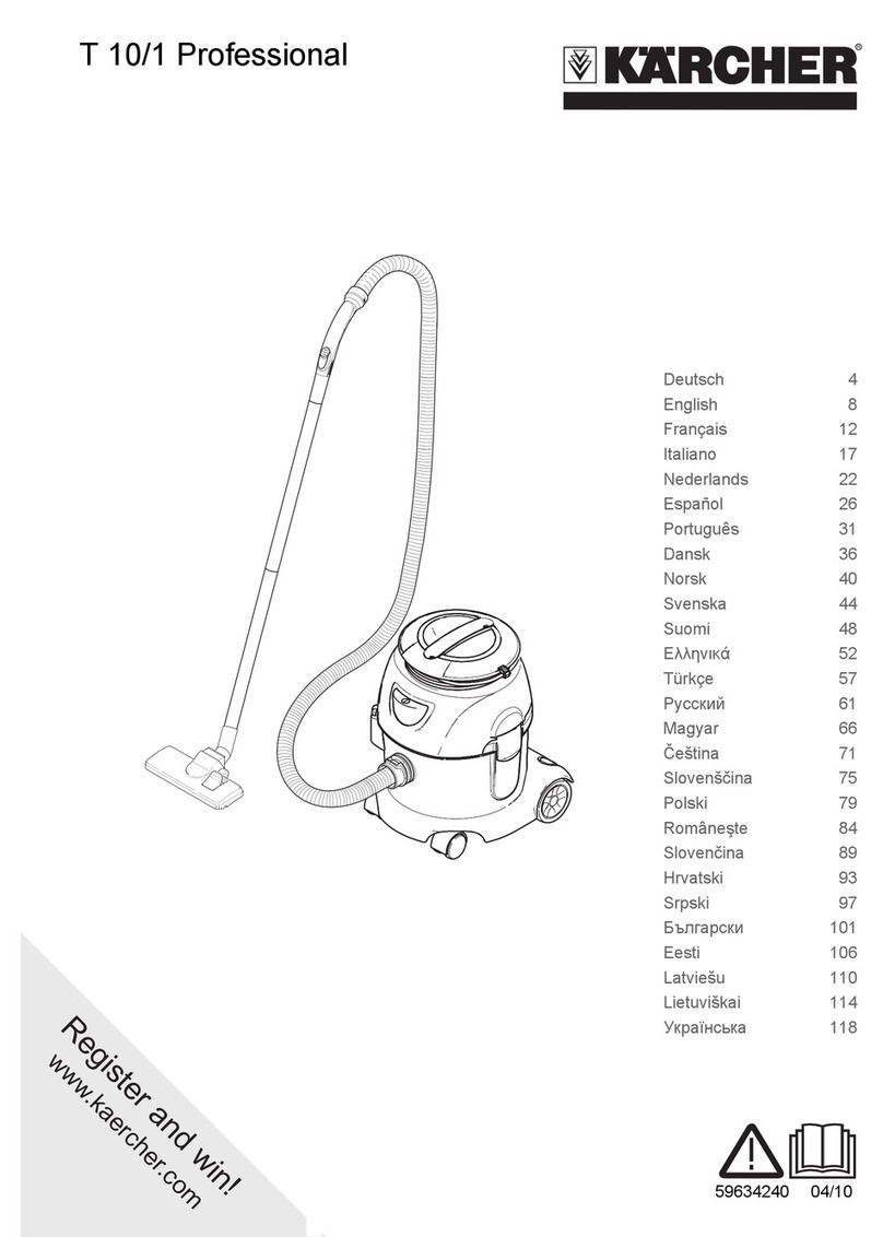 Kärcher T 10/1 Professional User manual