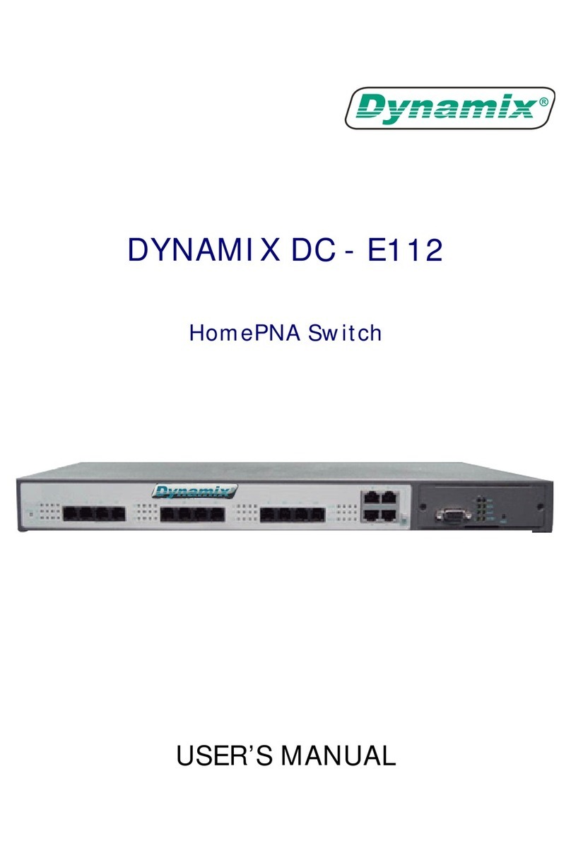 Dynamix DC-E112 User manual