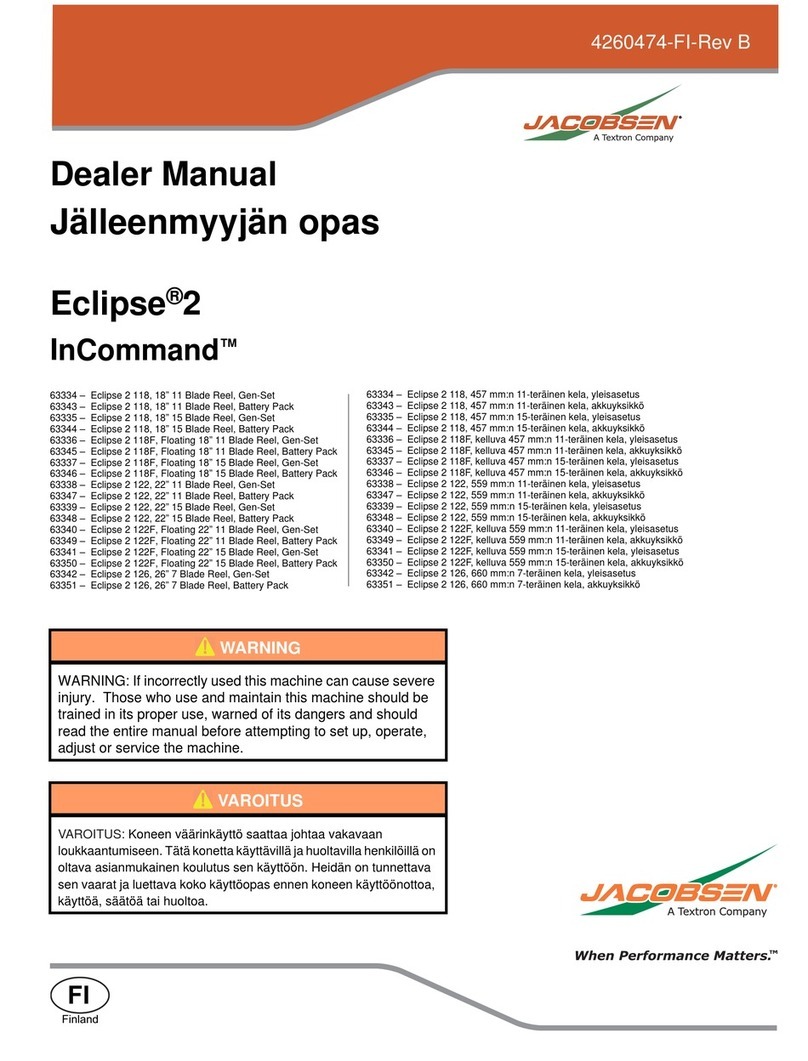 Jacobsen eclipse 2 InCommand User manual