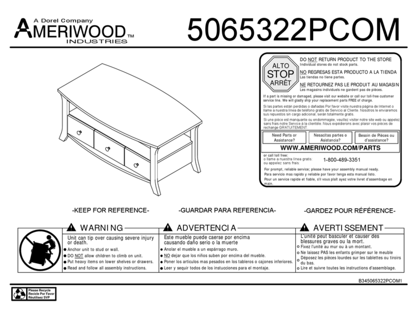 Ameriwood 5065322PCOM User manual
