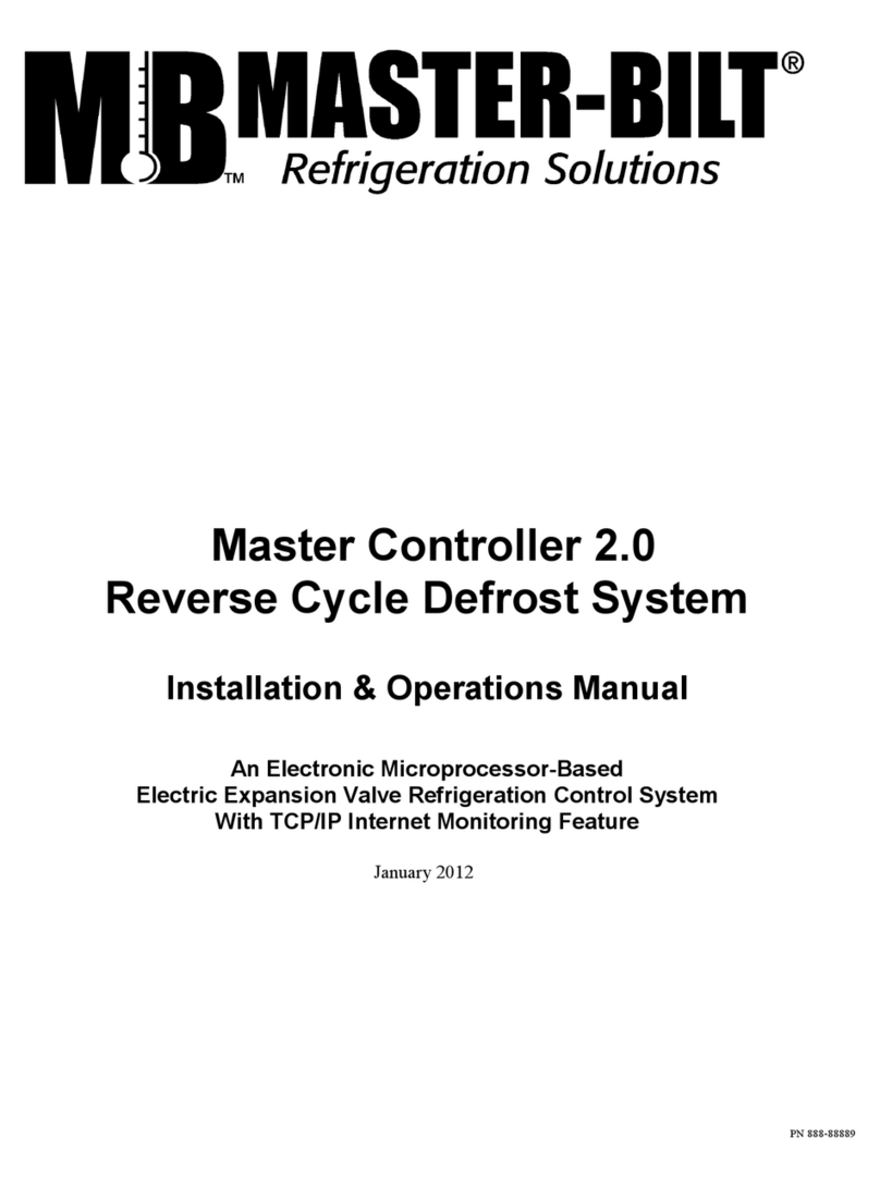 Master Bilt Master Controller 2.0 User manual