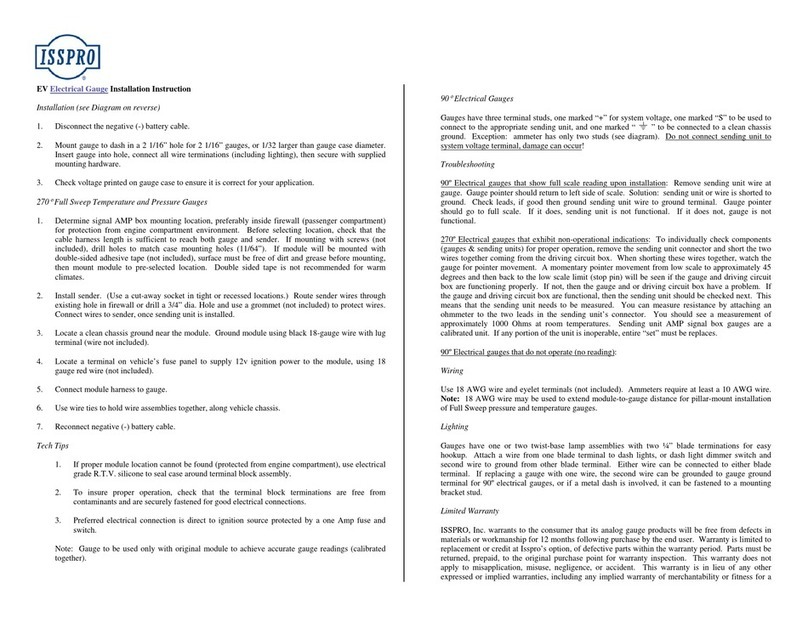 Isspro EV Service manual
