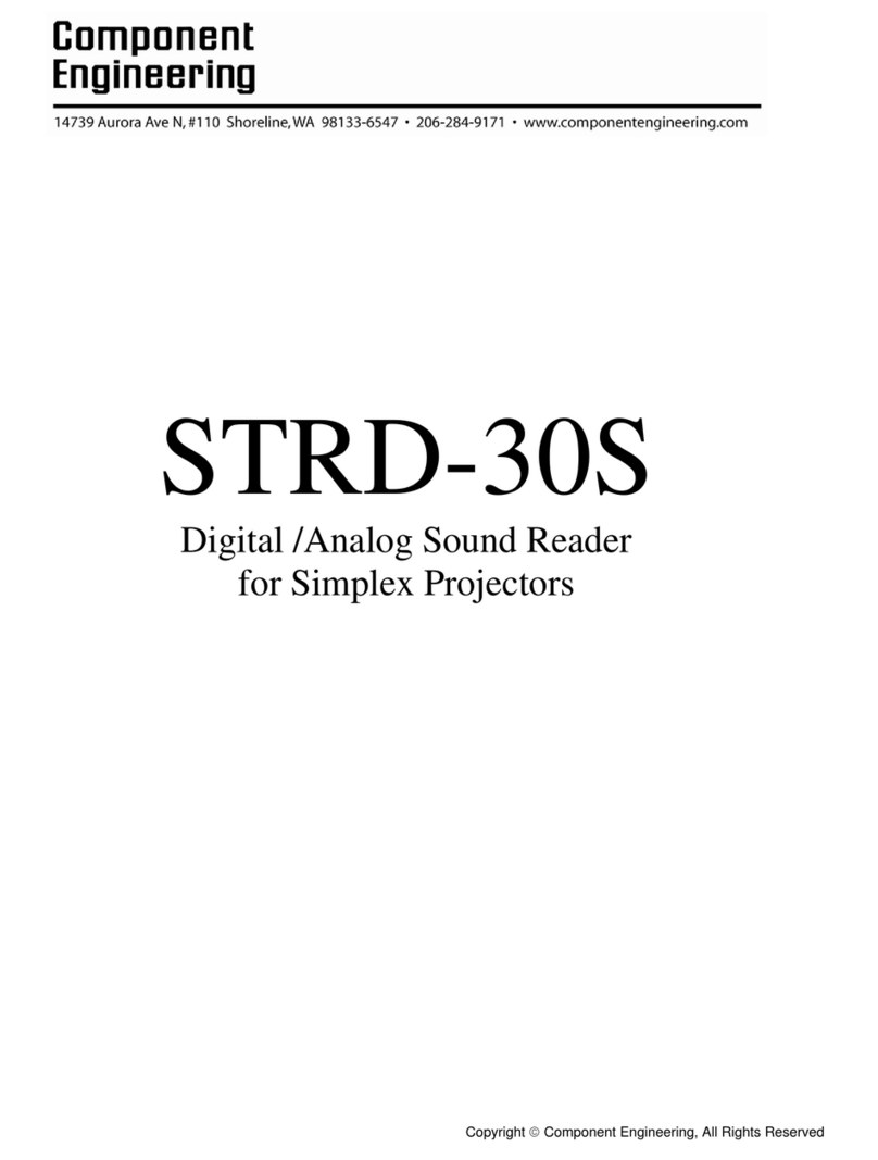 Component Engineering STRD-30S User manual