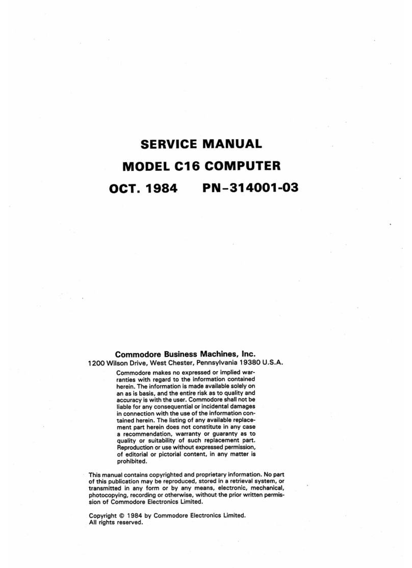 Commodore C16 User manual