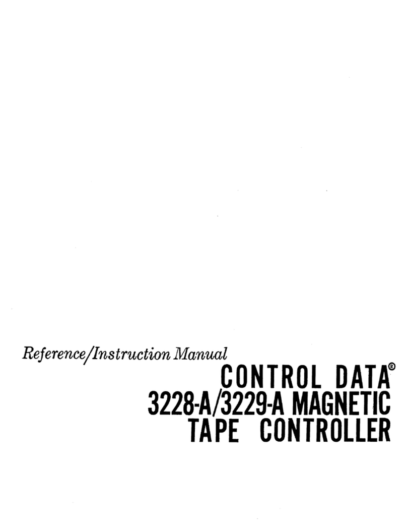 Control Data 3228-A User manual