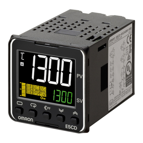 Omron E5CD User manual