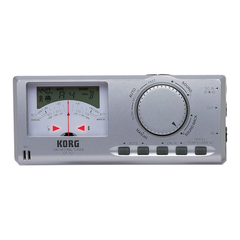 Korg OT-12 User manual