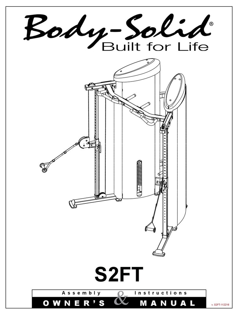 Body Solid S2FT User manual