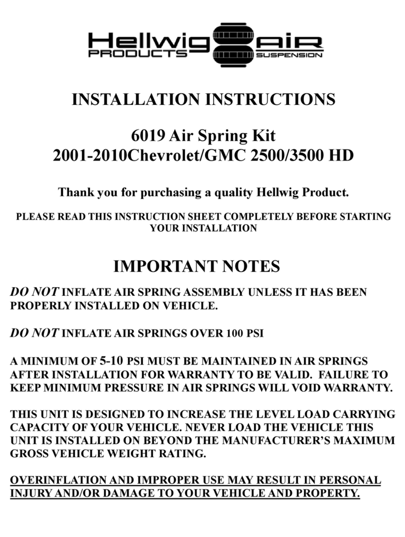 Hellwig 6019 User manual
