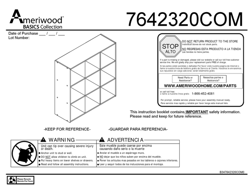 Ameriwood 7642320COM User manual Ameriwood 7642320COM User manual