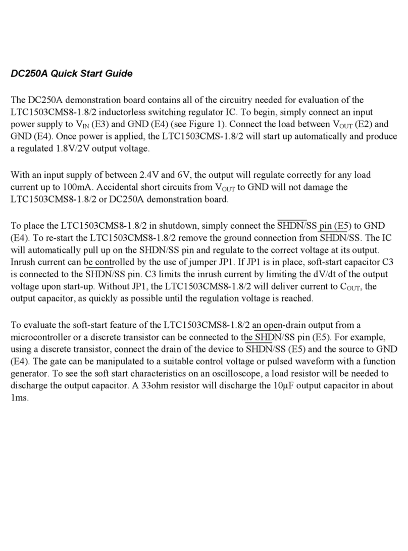 Linear Technology DC250A User manual