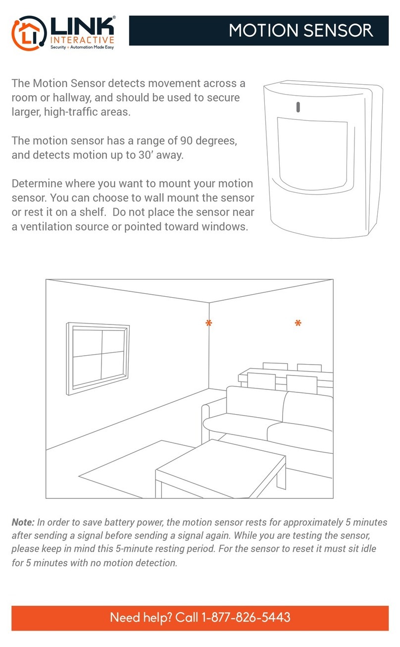 Link Interactive Motion Sensor User manual