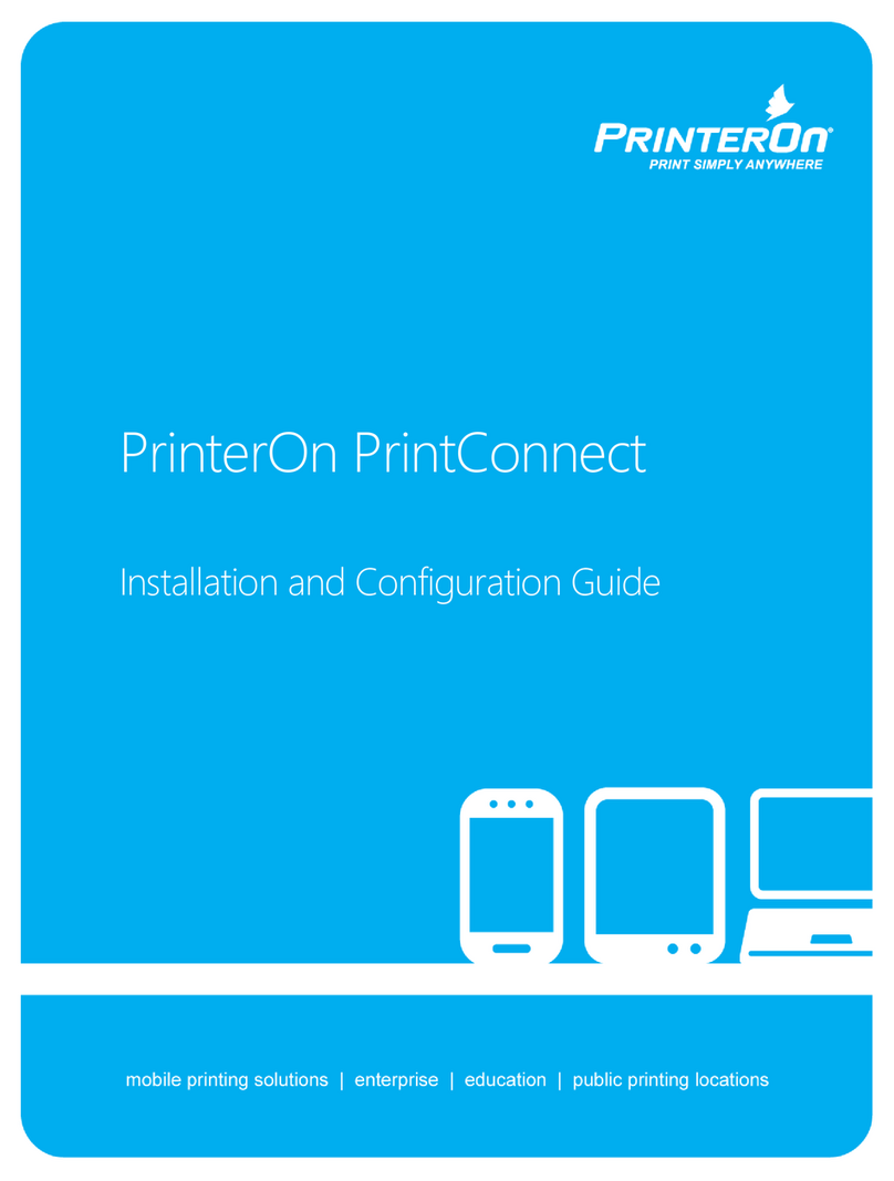 PrinterOn PrintConnect Operator's manual