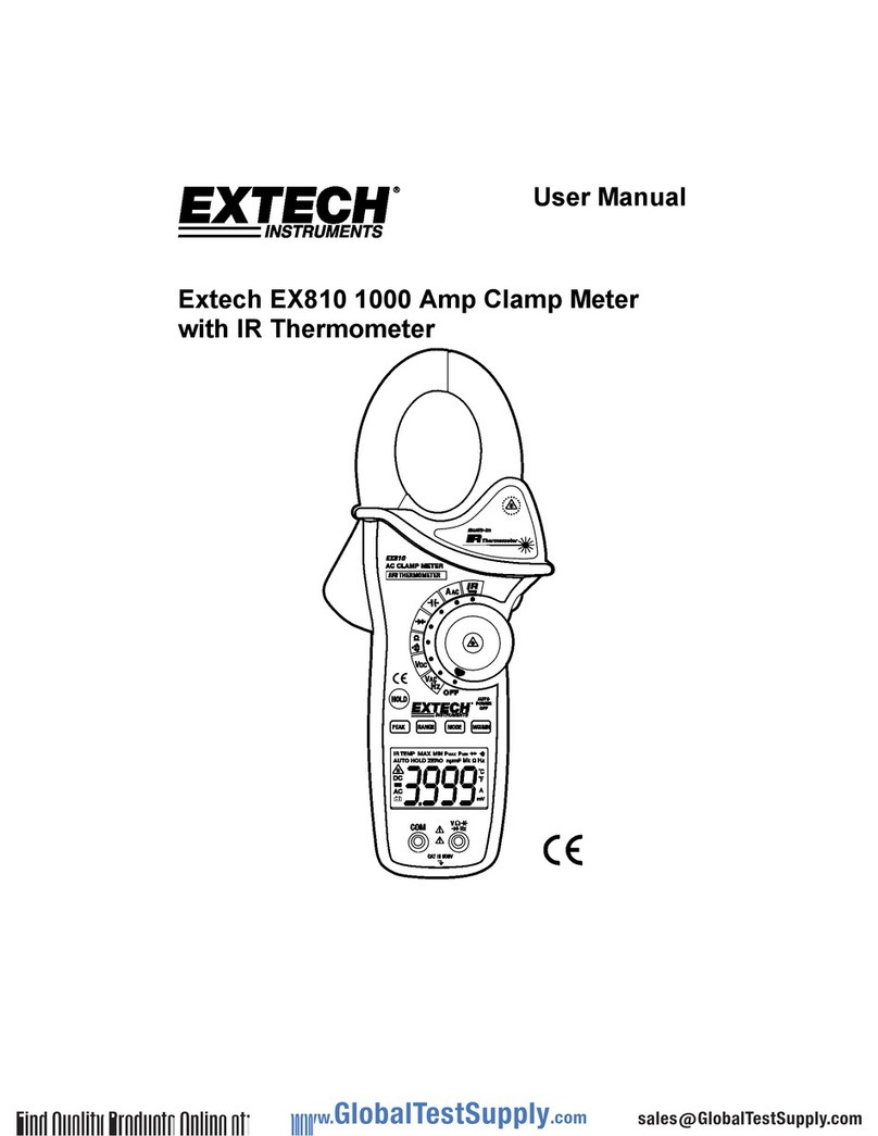 Extech Instruments EX810 User manual Extech Instruments EX810 User manual