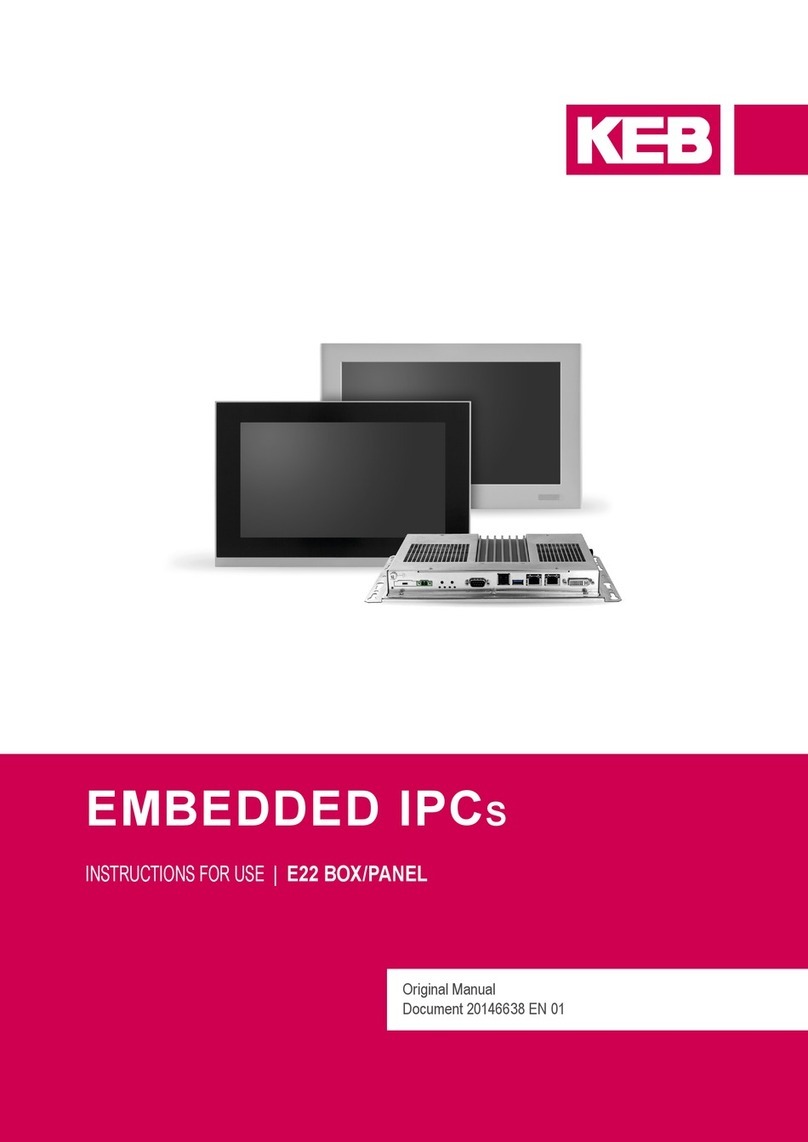 KEBCO C6 E22 BM-RVL User manual