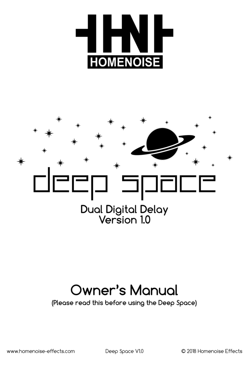 homenoise Deep Space User manual