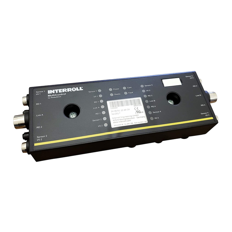 Interroll MultiControl Owner's manual