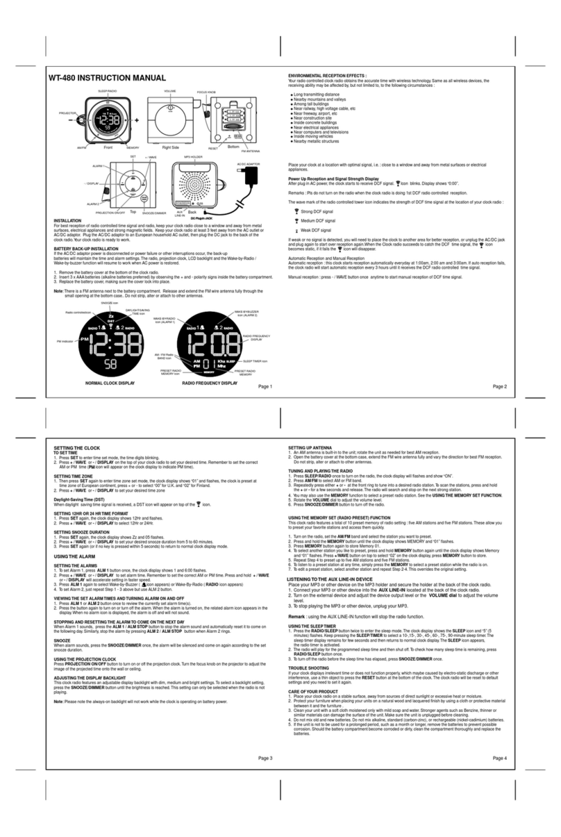 Technoline WT-480 User manual
