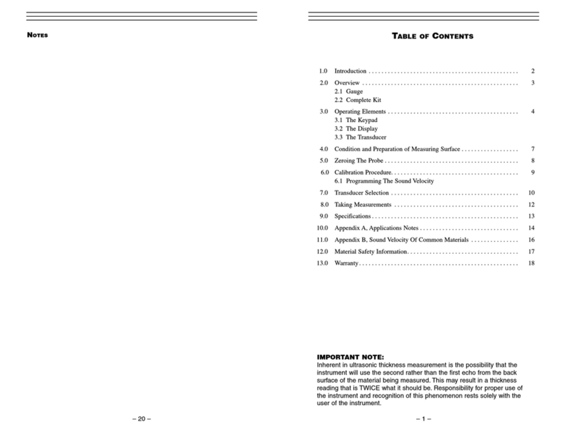 Check-line TI-25P User manual