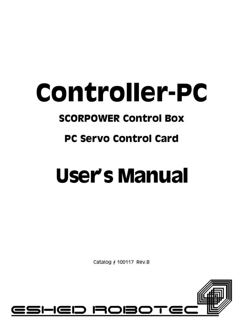 Eshed Robotec Controller-PC User manual